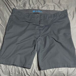 Dickies Men's Charcoal Flat Front Shorts